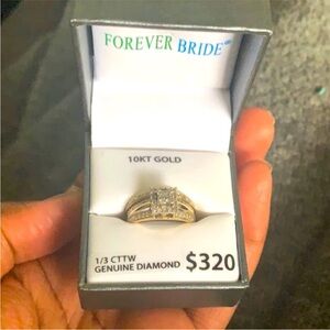 Forever Bride 10k Gold Diamond Ring
